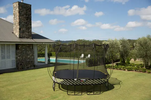 Large square outlet trampoline