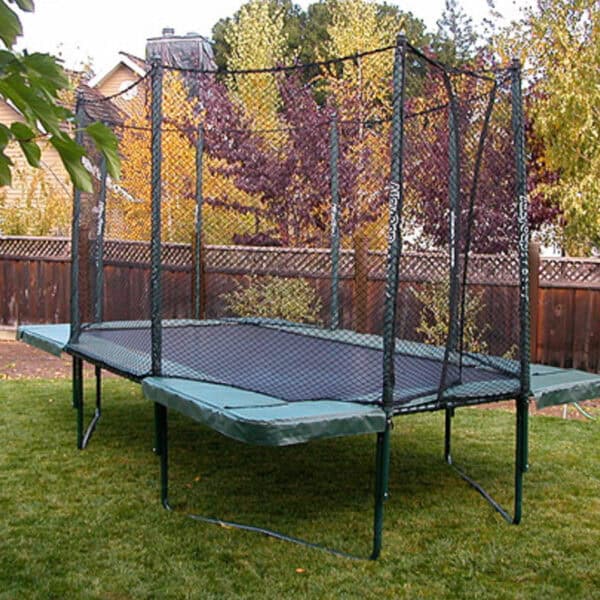 AlleyOOP 10'x17' Rectangular Variable Bounce System With Enclosure (Includes Ladder, Anchors, & Hoppy Ball!)