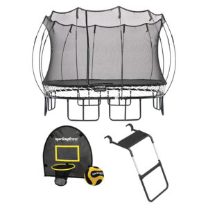 11x11 Springfree Trampoline With Hoop and Ladder