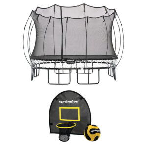 13x13 Springfree Trampoline With Hoop and Ladder