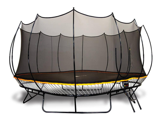 14' Square Springless Rainbow Trampoline