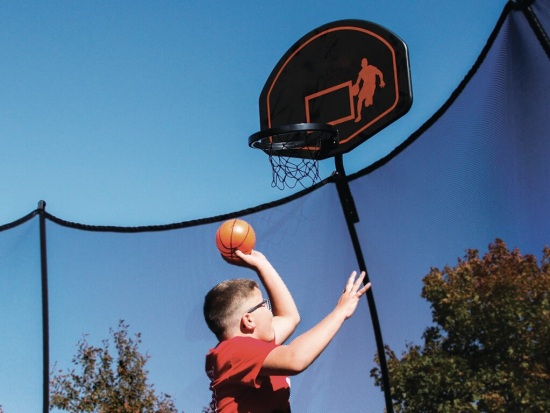 Rainbow Basketball Hoop and Ball